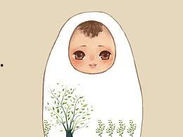 吃瓜娃娃插画教程视频,轻松绘制可爱瓜娃子的步骤解析